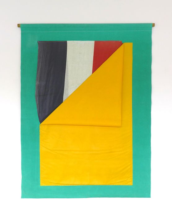 Flag Pocket by Don Driver contemporary artwork Mixed Media