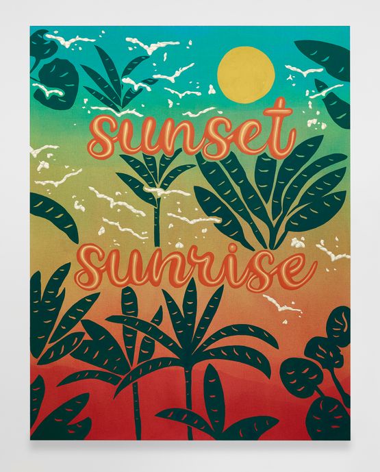 Untitled Sunset Sunrise by Joel Mesler contemporary artwork Painting