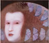 Beneath the Surface and Beyond 1 by Emese Kazar contemporary artwork painting