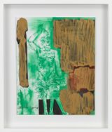 3 Legged Satyr by Leon Golub contemporary artwork drawing painting