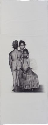 Tagalog Woman by Kiri Dalena contemporary artwork print textile