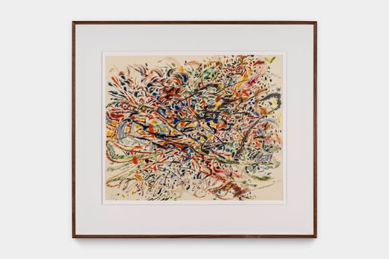 Untitled Scribble Scrabble by Mark Grotjahn contemporary artwork Works on Paper