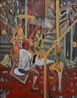 Capital B by Rodel Tapaya contemporary artwork Painting