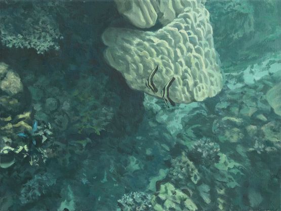 The Lovers by Bruno Gadenne contemporary artwork Painting