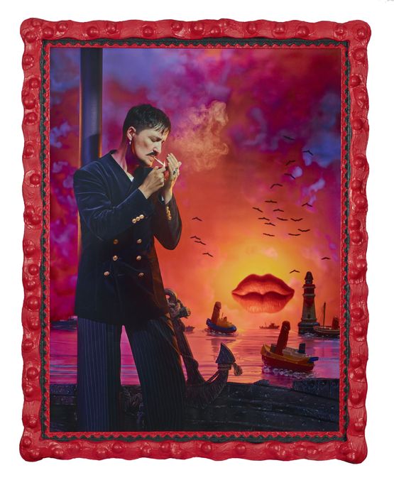 Sunset on Uranus by Pierre Et Gilles contemporary artwork Mixed Media