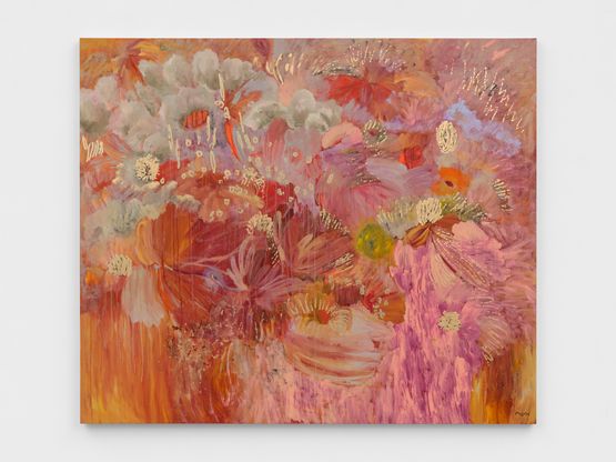 The path of fire the path of love by Ileana Garcia Magoda contemporary artwork Painting