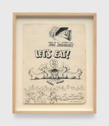 Lets Eat by R. Crumb contemporary artwork drawing