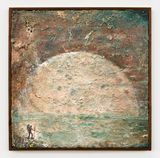 Floating Moon by Peter Burns contemporary artwork painting