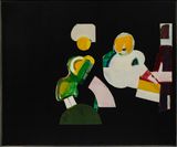 Hotel by Howard Hodgkin contemporary artwork painting