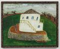 House on the Small Island by Masao Nakahara contemporary artwork Painting