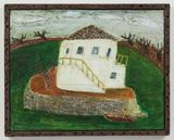 House on the Small Island by Masao Nakahara contemporary artwork painting