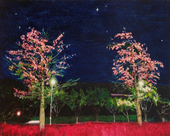 Twins City by Hao Zecheng contemporary artwork Painting