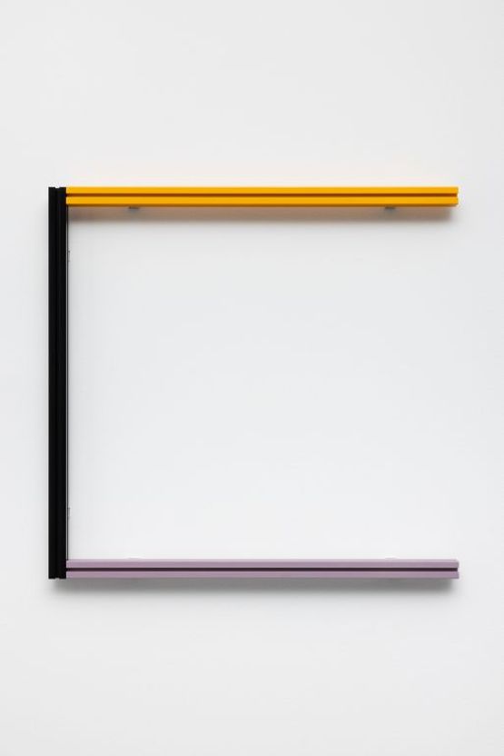 Violet Discrete Optimization by Liam Gillick contemporary artwork Sculpture