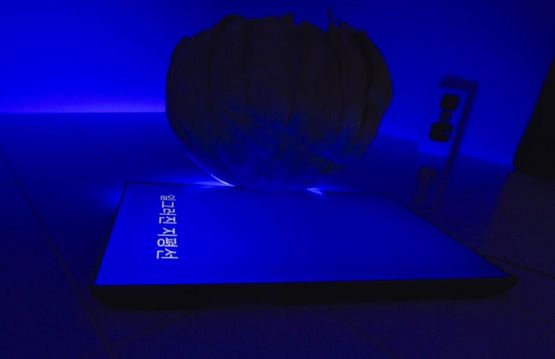 Interpreter AI-from the desert AI- by Yohan Han contemporary artwork Moving Image