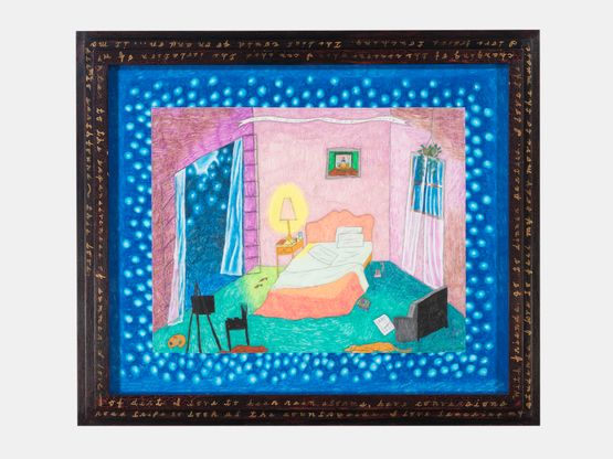 Its The Hardest Part of Life... Leaving by Hollis Sigler contemporary artwork Works on Paper