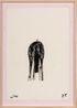 Black Horse Tiny Bird by Jenny Watson contemporary artwork Painting