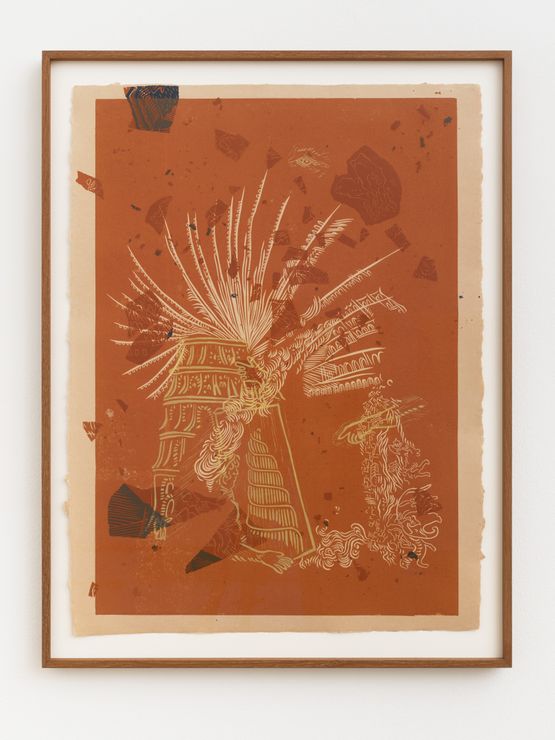 from the series Cada cosa es Babel 5 by Mariana Castillo Deball contemporary artwork Print