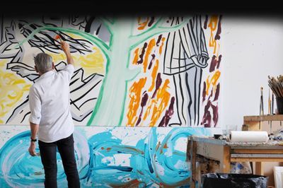 David Salle Spills All at Lehmann Maupin Seoul