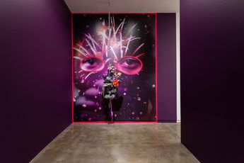 Contemporary art exhibition Devan Shimoyama A Counterfeit Gift Wrapped in Fire at Kavi Gupta Elizabeth St Chicago United States