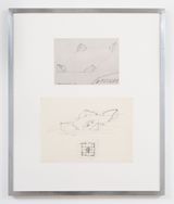 Unfertiges Gebaude Unfinished Building by Walter Pichler contemporary artwork works on paper