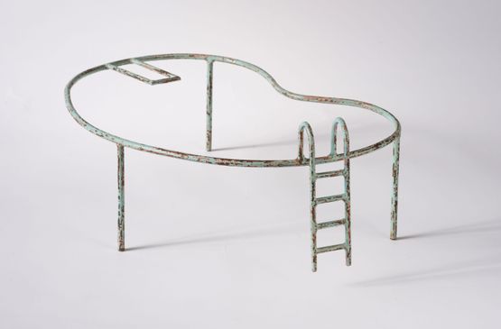 Blue Orange Pool by Ramon Enrich contemporary artwork Sculpture