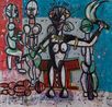 Untitled I by Jean-Baptiste Djeka contemporary artwork Painting