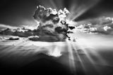 Rain falling on the Marie Mirim mountain range Yanomami Indigenous Territory municipality of Sao Gabriel da Cachoeira State of Amazonas Brazil by Sebastiao Salgado contemporary artwork photography