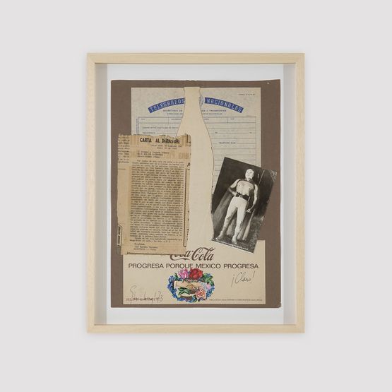 Coca-Cola progressa porque Mexico progressa by Felipe Ehrenberg contemporary artwork Works on Paper