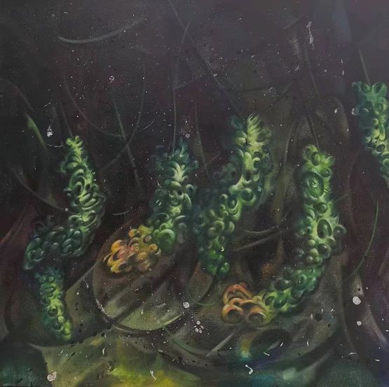Inner Pain by Gao Yu contemporary artwork Painting