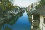 A Canal Town South of the Yangtze 1 by Mi Qiaoming contemporary artwork Painting