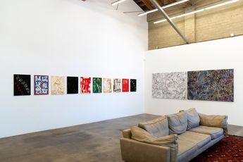 Contemporary art exhibition Mars Ibarreche Outsiders at Simchowitz Pasadena United States