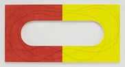 RedYellow Extended Frame by Robert Mangold contemporary artwork Painting
