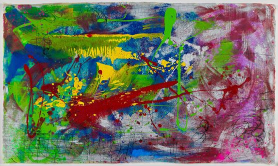 Echoing Realm by Bao Pei contemporary artwork Works on Paper
