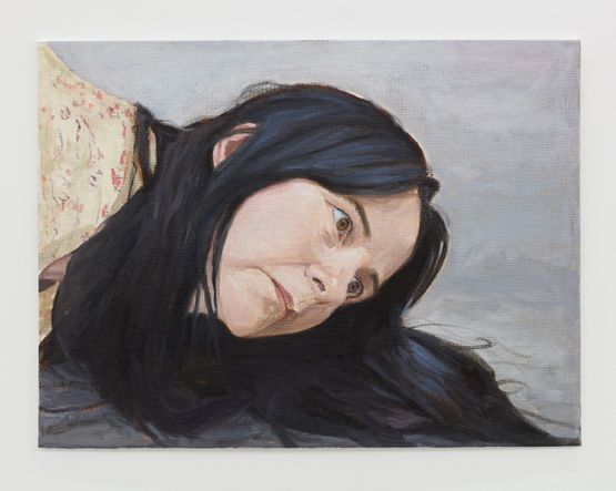 Untitled lockdown portrait by Gillian Wearing contemporary artwork Painting