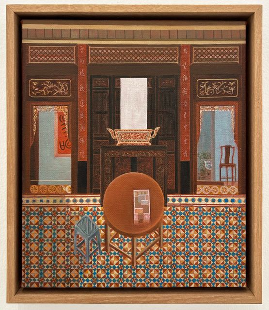 Bangku by Noor Mahnun Anum contemporary artwork Painting