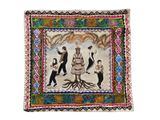 Kaypin chachkanki Existo aqui by Violeta Quispe contemporary artwork mixed media painting textile