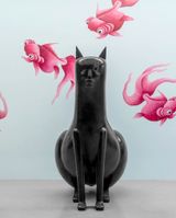 Large Cat by Nicolas Party contemporary artwork sculpture