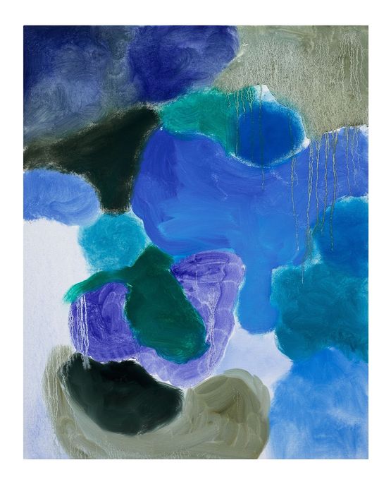 A Word for Blue by Terrell James contemporary artwork Painting