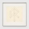 Incomplete Open Cube by Sol Lewitt contemporary artwork Drawing
