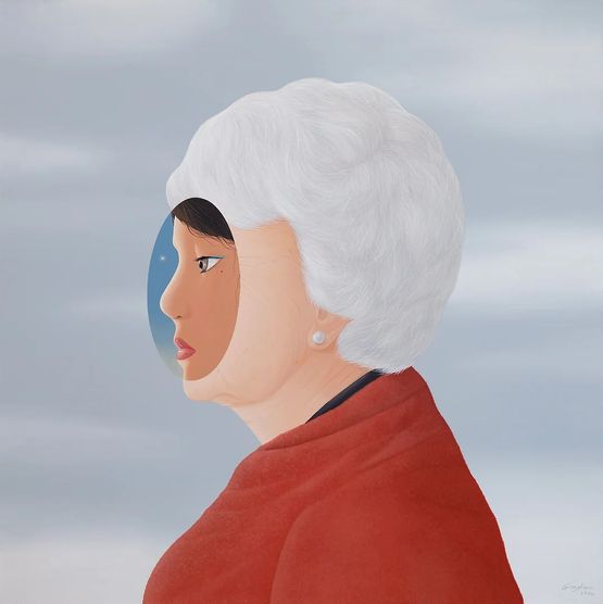 She Was Cool by Gongkan contemporary artwork Painting