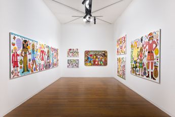 Contemporary art exhibition Kaylene Whiskey Sistas at Roslyn Oxley9 Gallery Sydney Australia