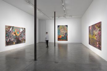 Contemporary art exhibition Chris Ofili The Seven Deadly Sins at Victoria Miro Wharf Road London United Kingdom