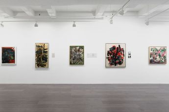 Contemporary art exhibition Michael Corinne West Chronicling an Artistic Practice Michael West Paintings and Archives from the 1950s to the 1970s at Hollis Taggart New York L1 United States