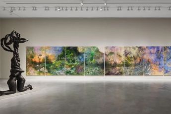 Contemporary art exhibition Firelei Baez Feet squelching on wet grass nourished by uncertainty at Hauser  Wirth New York 22nd Street United States
