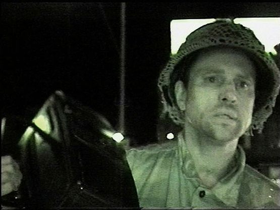 Urban Army Man by Tracey Moffatt contemporary artwork Moving Image