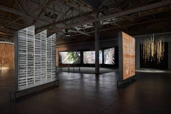 Contemporary art exhibition Thao Nguyen Phan Reincarnations Of Shadows at Pirelli HangarBicocca Milan Italy
