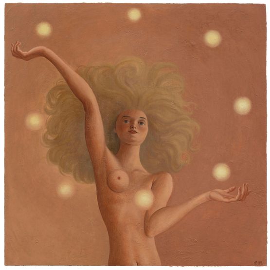 Glow by Yan Bingqing contemporary artwork Painting