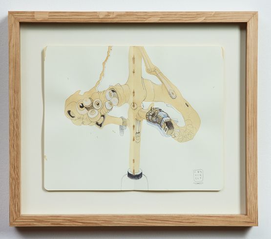 Coffee drawing  10 January 2021 by Jose Castiella contemporary artwork Works on Paper