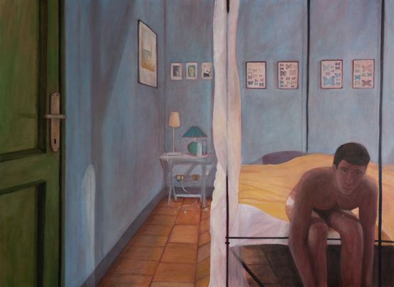 All light in the summer where you are by Amit Berman contemporary artwork Painting