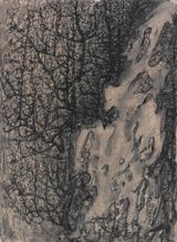 The Withered Poplar Blossoms-4 by Peng Kanglong contemporary artwork works on paper